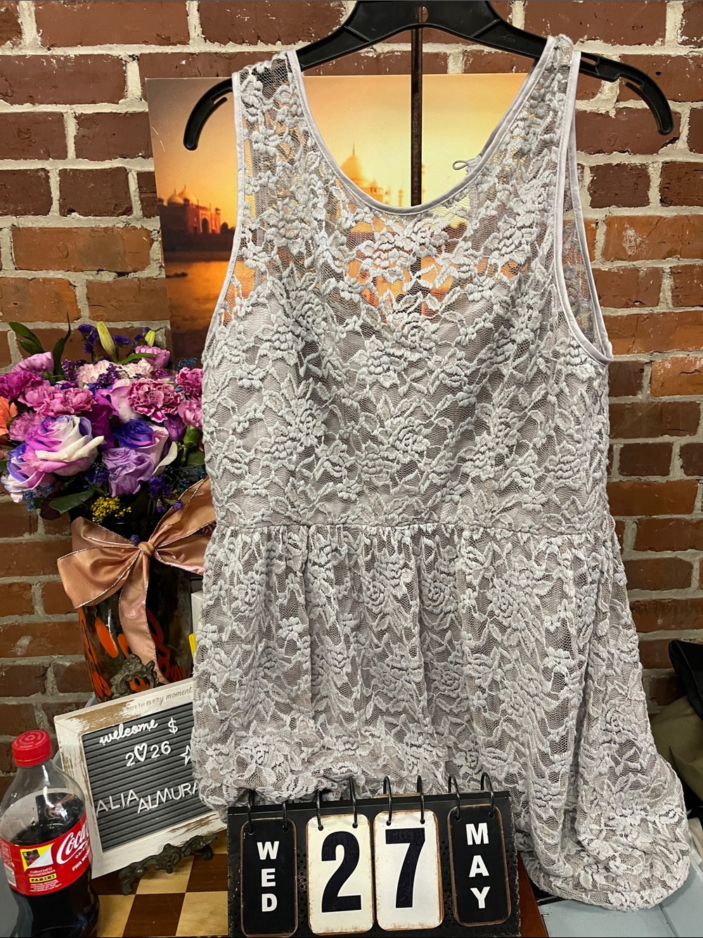 Grey lace 👗